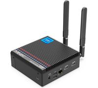 MINIX Z100-0dB Mini PC Sans Ventilateur, Intel 12ème Génération N100, 16 Go DDR4 / 512 Go SSD PCIe 3.0 X4 / Affichage Double 4K / LAN 2.5G / Windows 11 Pro / Mise sous Tension Automatique