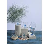 Minizoo Paris Verre à Eau | Gobelet | Lot de 6 | 345cc | Série de la Mer| Fête | Cadeaux de Noël | Figurines en Verre de Murano pour la décoration intérieur