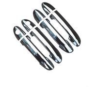 MINJKL Cache Poignée Compatible Avec KIA Pour Spectra 2004 2005 2006 2007 2008 2009 Garnitures Chromées Pour Poignées De Porte Extérieures Accessoires Autocollants(Door Handle,Double Hole)