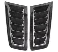 MINJKL grilles d'aération de Capot Lot De 2 Prises d'air pour Capot Moteur Accessoires De Style Extérieur Compatible avec Ford pour Focus RS MK2(Carbon)