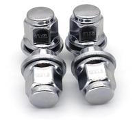 MINJKL Vis de Roue Compatible avec Lexus pour RX450h pour SUV pour Camion Van 2010-2021 4X Voiture Chrome M12x1.5 Écrous De Roue en Acier Au Carbone Mag Rondelle Écrou De Roue