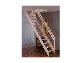 Minka Échelle de meunier droite en bois massif H. 280 cm L. 63 cm - Boras - 28230