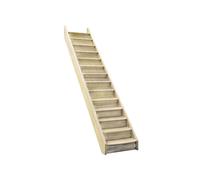 Minka Escalier droit en bois sans garde-corps 14 marches - Home - 29615