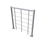 Minka Garde-corps d’étage acier galvanisé pour escalier Spino Zink Smart - 1 m - 27465
