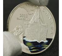 MINKATE Collection de pièces commémoratives plaquées Argent Titanic - Argent