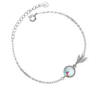 minkissy 1 Bracelet Plaqué Dégradé Pour Femme Délicat Irisé Chic Fin Élégant Quotidien Ornement À La Main Durable Créatif Anneau En Cuivre