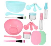 minkissy 1 Ensemble 18 Pièces tasse à mesurer œil froid, œil gonflé bouteille spray flacon pulvérisateur Bouteille de pulvérisation flacon cuillère à masque facial Green