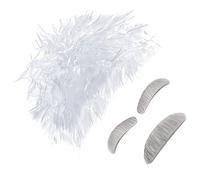 minkissy 1 Ensemble De Perruques Sourcils Et Accessoires De Barbe Perruque De Costume Blanche Perruques De Cosplay Et Sourcils Kit De Costume De Professeur Perruques Amusantes Pour