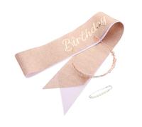 minkissy 1 Ensemble fête de princesse bandeau couronne brillante pour filles bandeau cher accessoires d'anniversaire pour femmes diadème de la Saint-Valentin polyester Rose
