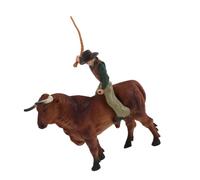 minkissy 1 Ensemble Figurine de Cowboy et Réaliste Ensemble de Jouets Éducatifs Modèle pour Garçon Fille Accessoires de Collection pour Développer Imagination Créativité pour de Cowboys