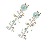 minkissy 1 ensemble Toise Murale Autocollante Animaux Colorés Décorations Garçon Fille pour de Autocollants Jungle pour Chambre Garçon Fille
