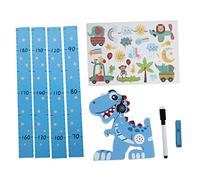 minkissy 1 ensemble Toise Murale Magnétique Cartoon Dinosaure pour Garçon Fille Décoration Amovible et Autocollants de pour et