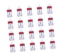 minkissy 1 Jeu Brillant À Lèvres Biberon Tube Vide Appareil Trousse De Brillant À Lèvres Gloses Mini Rouge À Lèvres Palette Tache Masque Trousse À Lèvres Rose Plastique 20 Pièces