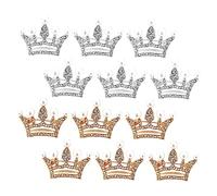 minkissy 1 jeu Broche Couronne Broche Décorative Broche Pour Vêtements Broche Châle Broches Pour Femmes Broche Clip Pour Vêtements Pour Femmes Broche Pour Femmes Épingle À Revers 12 pièces