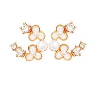 minkissy 1 Paire boucles d'oreilles fleur bijoux boucle d'oreille pour boucles d'oreilles créoles Boucles d'oreilles enveloppées boucles d'oreilles pendantes Métal Doré