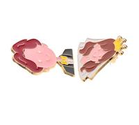minkissy 1 Paire broche de mariage épinglette des mariés épingle de couple de mariage épinglette de fête de mariage broche mariée et marié épinglette accessoire de mariage Métal