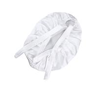 minkissy 1 Pc chapeau de nuit Bonnet en soie doux chapeau dames bonnet de nuit avec cravate soleil femmes taies d'oreiller Gel bandeau de couchage femme dormir pour femme blanche