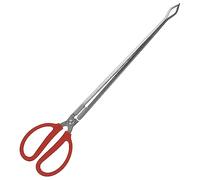 minkissy 1 Pc Clip De Crabe Ramasseur D'ordures Casiers à Crabe Pour Crabe Pinces à Cheminée Pince Droite Pince à Homard Bavoirs De Crabe Pinces à Grumes Bûches De Feu Acier Inoxydable