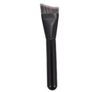 minkissy 1 Pc Pinceau De Maquillage Spatule Pinceau Contouring Noir Brillant Tanneur Faire Doublure Maquillage Brossé Pinceau Fond De Teint Pour Maquillage Poudre Mini Manche En Bois Black