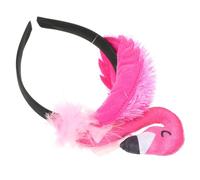 minkissy 1 Pièce Bandeau Flamant Rose Accessoire de Cheveux Romantique pour Fête et Cosplay Décoration pour Filles et Durable et Mignon Parfait pour Anniversaire et Événements Spéciaux
