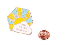 minkissy 1 Pièce Broche Adorable Forme de Lettre Accessoire Décoratif pour Vêtements Écharpes et Chapeaux Pin pour Ajout de Style et Élégance
