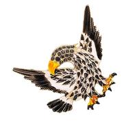 minkissy 1 Pièce Broche Élégant pour Hommes Noire Accessoire pour Vêtements Sacs et Écharpes pour Toutes Occasions