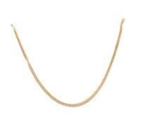 minkissy 1 Pièce De Cou Extérieur Chaînes Hommes Décor De Cou Actuel Collier Unique Chaîne De Mode Bijoux De Cou Léger Femmes De Cou Collier à Double Boucle Doré Acier Au Titane