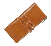 minkissy 1 Pièce Embrayage Anti-Aimant Portefeuille Vintage Porte-Monnaie Dame Anti-aimants Sac à Main Antique Portefeuille en Similicuir pour Femme Kaki