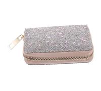 minkissy 1 Pièce Porte-Monnaie boites à fiches Portefeuilles Femme Pochettes Sacs à Main pour Femme Petite Taille Carte à glissière Changer de Poche Pochette en polyuréthane Unité Centrale