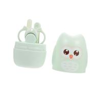 minkissy 1 Set Kit de Coupe-Ongles pour Bébés -Nés Poignées Antidérapantes et Coupes Sécurisées en Acier Inoxydable et ABS, pour Soins des Ongles à domicile