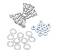 minkissy 10 Ensembles Hair Clipper Adjustment Rod Screws With Nuts Gaskets Compatible With Wahl Replacement For Precise Trimmer Maintenance And Stability