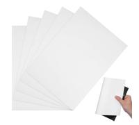 minkissy 10 Feuilles Feuilles Magnétiques Imprimables A4 Découpe Facile en Caoutchouc Souple Blanc et Fixation Magnétique pour Création D'étiquettes et Albums Photos