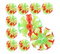 minkissy 10 Pièces Balles à Ventouse Garçon Fille Créatif Lumineux Interaction Parent Garçon Fille pour