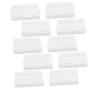 minkissy 10 pièces Boîte de Rangement Rectangulaire pour Cartes à Jouer Étui PP Semi Transparent Pratique et pour Accessoires comme Cartes Bancaires et Bijoux