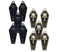 minkissy 10 Pièces Breloques en Alliage de Crâne pour Fabrication de Bijoux, Effet Décoratif, Style Créatif et Délicat, pour Bracelet et Projets DIY
