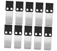 minkissy 10 Pièces Clip à Billets Acier Inoxydable de Pinces à Billets pour Organiser Tickets et Documents pour Maison et Bureau