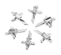 minkissy 10 Pièces Croix Nail Art Charmes Strass Étincelant Bijoux Pour Ongles Croix En Métal Décorations Pour Ongles Croix Charmes Pour Ongles Strass Croix Charmes Pour Ongles