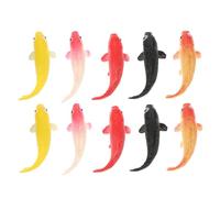 minkissy 10 pièces Décoration Aquarium Modèles de Poissons Artificiels Fantaisie pour Réservoirs et Terrariums Décorations Non Toxiques et Réalistes pour Poissons et Animaux Aquatiques