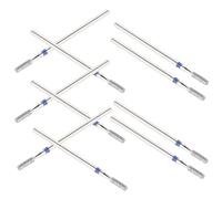 minkissy 10 Pièces Diamond Alloy Engraving Sanding Drill Bits Set High-speed Precision Carving Tools For Glass Artisans Jewelry Makers And Ceramic Enthusiasts