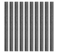minkissy 10 Pièces Électrode Graphite Cylindrique Noire en Carbone pour Expériences Électrochimiques, Tige de Graphite Adaptée aux Étudiants et Applications Scientifiques