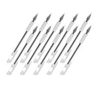 minkissy 10 Pièces Marqueur De Peau Stylo Marqueur Pour La Peau Outil à Sourcils Stylo Marqueur De Tatouage Stylo Marqueur De Maquillage Marqueurs De Tatouage Pour La Peau Plastique Black