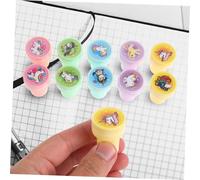 minkissy 10 pièces Set de Licorne pour Garçon Fille Petits pour Journal Cadeau Anniversaire Fille Garçon Kit Créatif Réutilisable