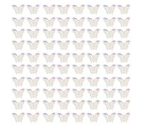 minkissy 100 Pièces Accessoires de Décoration D'ongles en Plastique Irisé, Style Fée, Application Facile et Tenue Sécurisée pour Occasions Spéciales et Usage Quotidien
