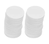 minkissy 100 Pièces Feuilles de Séchage Alimentaire en Fibre Végétale Blanc, Design Portable et Film Transparent, Dessiccant Absorbant L'humidité pour Biscuits et Nourriture