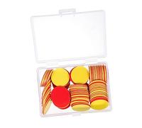 minkissy 100 Pièces Jetons Ronds Colorés pour Apprentissage Mathématique Aides Pédagogiques Plastique Chips Bicolores pour Garçon Fille Jeu Éducatif de Comptage