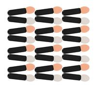 minkissy 100 Pièces Mini Applicateurs Yeux Pinceaux Maquillage Multifonction à Embout Mousse Brosse Mono-face pour Ombre à Paupières Liner Lèvres et Correcteur Compatibles Poudre