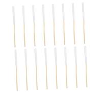 minkissy 10paquets à Manche Bois Applicateurs à Embout Coton Pour Soins Du Visage Nettoyage Des Yeux Oreilles Outils De Démaquillage