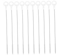 minkissy 10pièces Brosse de Nettoyage pour Pailles Longue et Acier Inoxydable pour Nettoyer Pailles de Bouteille et Autres Récipients