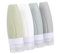 minkissy 12 Pièces Bouteille de gel de silice bouteille voyage cosmétique flacon de voyage bouteilles d'échantillons de toilette bouteille de lotion ménagère mini contenants cosmétiques