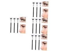 minkissy 12 Pièces Brosse à Cils Fan De Cils Brosse Éventail Pour s Outil Séparateur De s à Mascara Pour Les s De s De Mascara Masque Bois